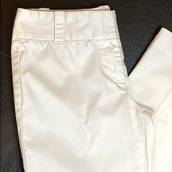 J. CREW Pants Women’s Size 4 City Fit White Stretch. Cotton/spandex. - Picture 2 of 10